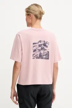 Salewa tricou Eagle Glacier Loose culoarea roz, 00.0000029201 imagine