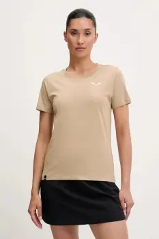 Salewa tricou sport Eagle Nature culoarea bej, 00.0000029109 imagine