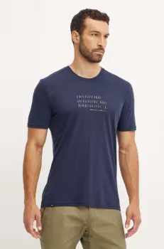 Salewa tricou sport Eagle Poem culoarea albastru marin, cu imprimeu, 00.0000028912 imagine