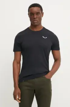 Salewa tricou sport Puez Sporty Dry culoarea negru, uni, 00.0000028632 imagine