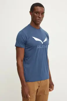 Salewa tricou sport Solidlogo cu imprimeu imagine