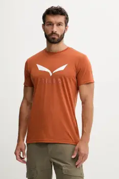 Salewa tricou sport Solidlogo cu imprimeu imagine