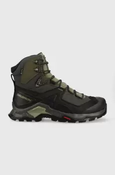 Salomon pantofi Quest Element Gtx barbati, culoarea verde imagine