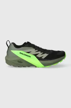 Salomon pantofi Sense Ride 5 barbati, culoarea verde imagine