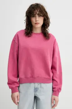 Samsoe Samsoe bluza SAVA femei, culoarea roz, uni, F25100113 imagine