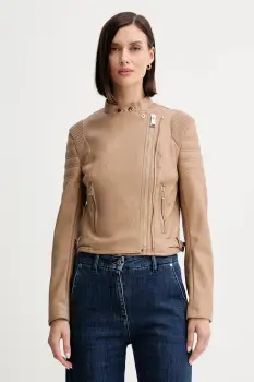 Samsoe Samsoe geaca biker de piele imagine