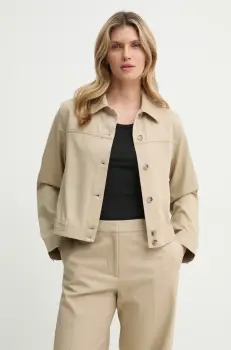 Samsoe Samsoe geaca SAESMELLA femei, culoarea bej, de tranzitie, F25100009 imagine