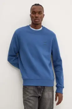 Samsoe Samsoe hanorac de bumbac JOEL barbati, culoarea verde, neted, M22300127 imagine