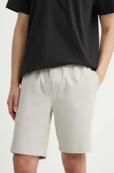 Samsoe Samsoe pantaloni scurti barbati, culoarea bej imagine