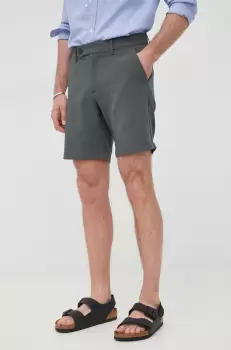 Samsoe Samsoe pantaloni scurti barbati, culoarea gri imagine