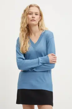 Samsoe Samsoe pulover de lana SACANDICE femei, light, F24400087 imagine