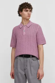 Samsoe Samsoe pulover din amestec de in culoarea violet imagine