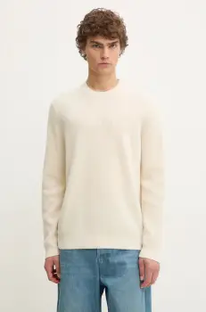 Samsoe Samsoe pulover SAISAKS barbati, culoarea bej, M24300015 imagine