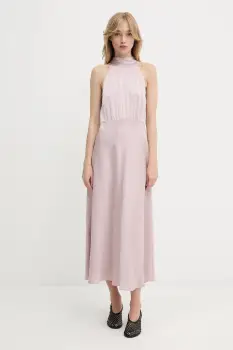 Samsoe Samsoe rochie Rheo culoarea verde, maxi, evazati, F20500071 imagine