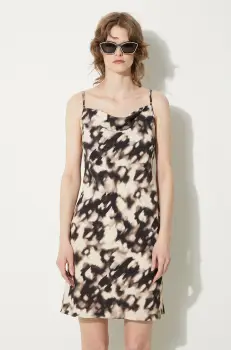 Samsoe Samsoe rochie Safredericka Dress culoarea bej, mini, drept, F24100162 imagine