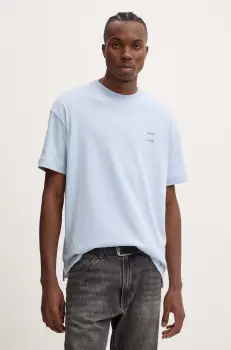 Samsoe Samsoe tricou din bumbac JOEL barbati, neted, M22300126 imagine