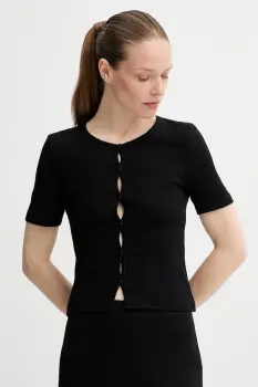 Samsoe Samsoe tricou din bumbac SAJUNI culoarea negru, F25200028 imagine