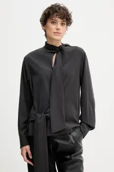 Sandro Ferrone bluza culoarea negru, uni, S165YBFCRUSCA imagine