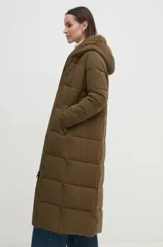 Sandro Ferrone geaca femei, culoarea verde, de iarna imagine