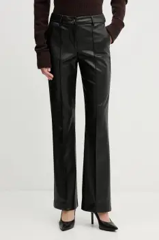 Sandro Ferrone pantaloni culoarea negru, evazati, high waist, S15YBFDENISE imagine