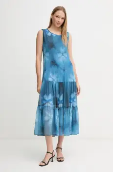 Sandro Ferrone rochie midi, evazati, S32XBEMABELLE imagine