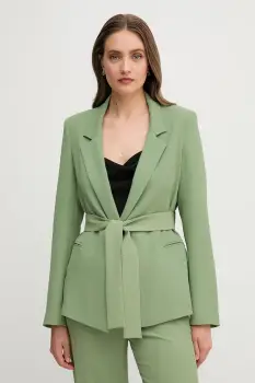 Sandro Ferrone sacou culoarea verde, desfacut, neted, S25XBEFASTY imagine