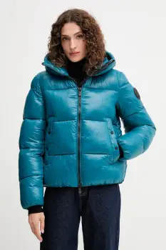 Save The Duck geaca BIDDY culoarea turcoaz, de iarna, D31989W.LOVE21 imagine