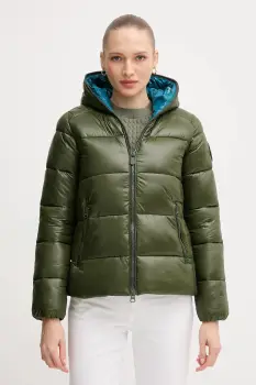 Save The Duck geaca LOIS culoarea verde, de iarna, D38090W.LOVE21 imagine