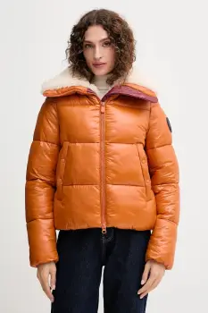 Save The Duck geaca MOMA culoarea portocaliu, de iarna, D30974W.LOVE21 imagine