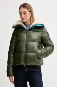 Save The Duck geaca MOMA culoarea verde, de iarna, D30974W.LOVE21 imagine