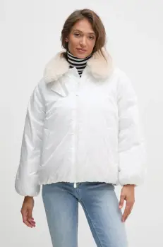 Save The Duck geaca PETAL femei, culoarea alb, de iarna, oversize, D31841W.JADE19 imagine