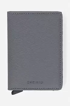 Secrid portofel culoarea gri, Portfel Secrid Slimwallet Carbon SCA-COOL GREY imagine