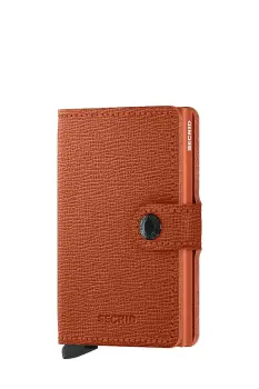 Secrid portofel de piele CRISPLE culoarea negru imagine