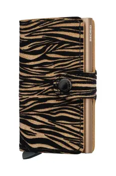 Secrid portofel de piele culoarea bej, MZe-Beige imagine