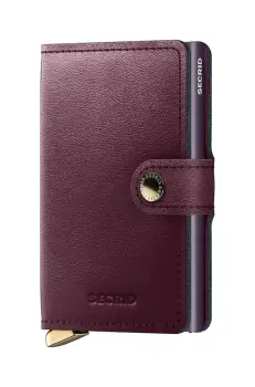 Secrid portofel de piele culoarea bordo, MDu-Bordeaux imagine