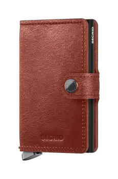 Secrid portofel de piele culoarea maro, MBc-Brown imagine