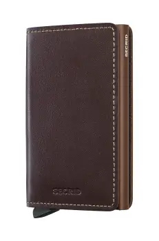 Secrid portofel de piele culoarea maro, SO-Chocolate imagine