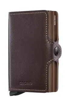 Secrid portofel de piele culoarea maro, TO-Chocolate imagine