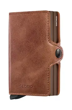 Secrid portofel de piele culoarea maro, TV-Cognac-Brown imagine