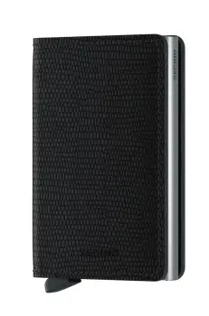 Secrid Portofel de piele culoarea negru imagine