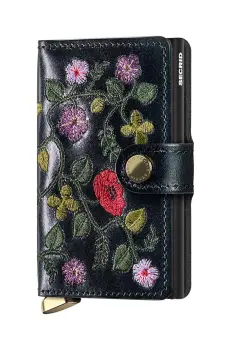 Secrid portofel de piele culoarea negru, MSt-Black imagine