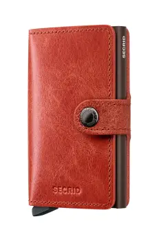 Secrid portofel de piele culoarea portocaliu, MV-Orange imagine