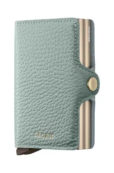 Secrid portofel de piele culoarea turcoaz, TPe-Sea Green imagine