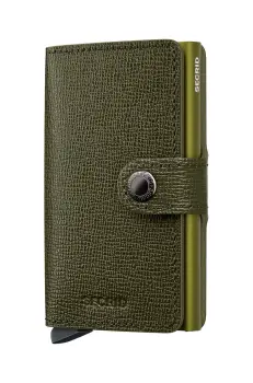 Secrid portofel de piele culoarea verde, MC-Kelp imagine