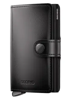 Secrid portofel de piele DUSK culoarea negru imagine