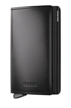 Secrid portofel de piele DUSK culoarea negru imagine