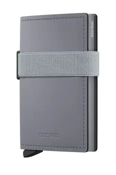 Secrid portofel de piele MATTE culoarea gri imagine