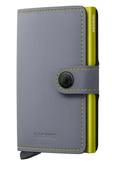 Secrid portofel de piele MATTE culoarea negru imagine