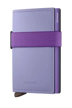 Secrid portofel de piele MATTE culoarea violet imagine