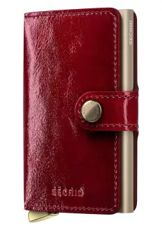 Secrid portofel de piele NAPLAK culoarea rosu imagine